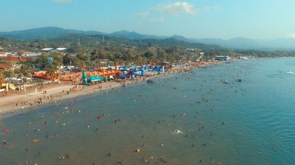 Otro ángulo del Drone de EmSula de las playas municipales.