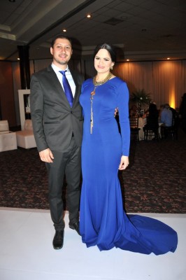 Andres Bustamante y Daniela Quezada