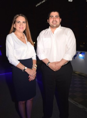 Denia Flores Gómez, Presidenta de CANATURH y Guillermo Orellana, Director actual de Turismo de la Municipalidad de San Pedro Sula