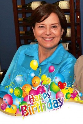 Dora Bogran de cumpleaños