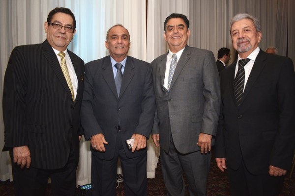 José Edgardo Valerio, Fuad Abufele, Héctor Valerio y Óscar Rodríguez
