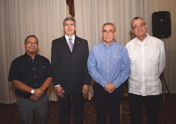 José Marcet, Gilberto Limón, Javier Pomes y José Luis García