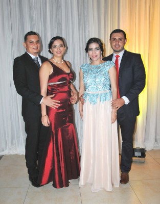 Juan Miguel Chávez, Kristel Hawit, Nazareth Mendoza y Fernando Miralda