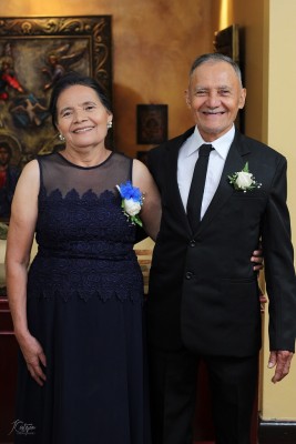 Los padres de la novia, Gualberto Bardales y Bacilia Portillo