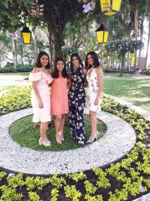 Marcella Alvarado, Angie Zepeda, Bianka Fernandez y Marbelly Borjas