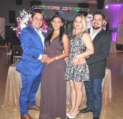 Pablo Tinoco, Bianca de Tinoco, Cinthya Guzman y Lenin Cruz