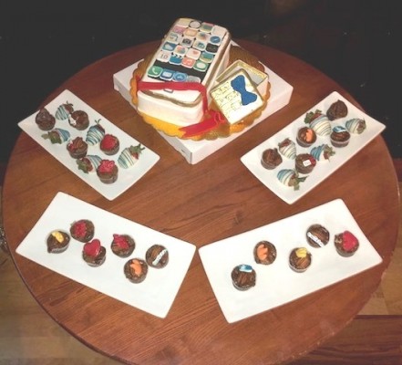 El Pastel de celebración y la dulcería de Treats Boutique fueron el deleite durante la velada en honor al aniversario natal de Raúl Bueso