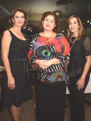 Suyapa Monterroso, Martha Canahuati y Sussie Panting