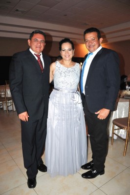 Tony Ventura, Lety Arriaga y Javier Castillo