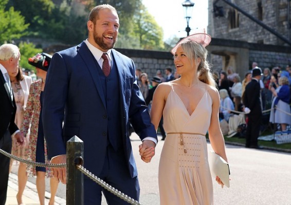 El jugador del rugby James Haskell y Chloe Madeley