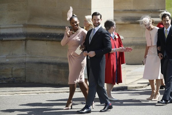 Serena Williams con su esposo Alexis Ohanian