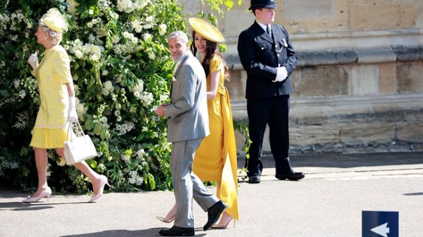 George Clooney y su esposa, Amal Alamuddin