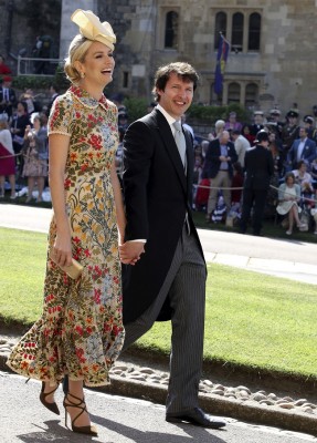 El cantante James Blunt y su esposa Sofia Wellesley entre los famosos invitados de Meghan Markle y el príncipe Harry
