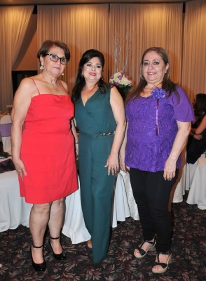 Doris Rojas, Edda Bonilla y Rosa Rojas