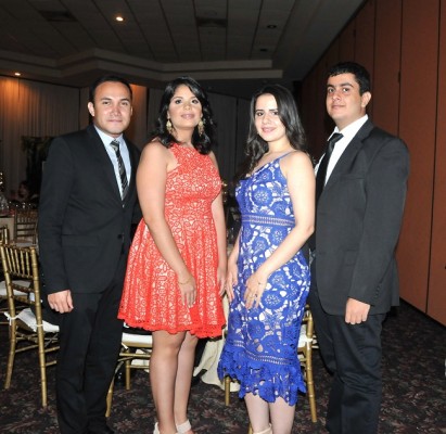 George Najjar, Stephanie Massu Canahuati, Nicole Massu y Tarek Massu