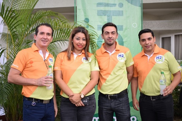 Héctor Santos, Xiomara Ardón, Henry López y Efraín Flores