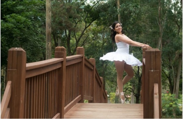 La talentosa Andrea Marie, es bailarina de ballet desde los 4 años