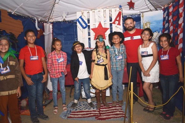 Los niños de Cuarto Grado hicieron su presentación de Estados Unidos