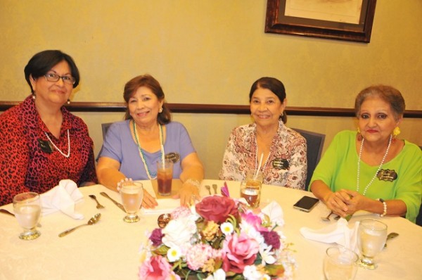 Lourdes de Castillo, Mirna de Murillo, Elizabeth Tosta y Mirna Medina