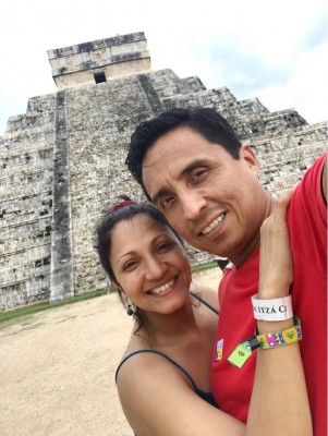 Marlén y Hugo disfrutan de su luna de miel en Cancún Quintana Roo