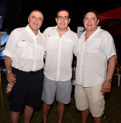 Raúl Barahona, Benjamín y Mauricio Membreño