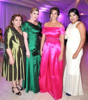 Reina Argueta, Carmen de Argueta, Estela de Guifarro y Reina de Argueta