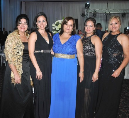 Xiomara Pineda, Andrea Canales, Blanca de Ayala, Vivian House y Norma Jiménez