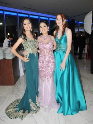 Andrea Castillo, Allison Oviedo y Marissa Montes