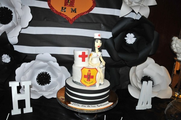 El personal del Hospital Militar decoró la estancia y Pilli´s Cake elaboró el sabroso y divertido pastel de celebración