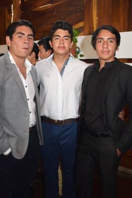Franklin Ramírez, José Montoya y Alex Reyes