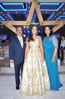 Gerardo Ramos, Rebeca Ramos y su madre, Rebeca de Ramos