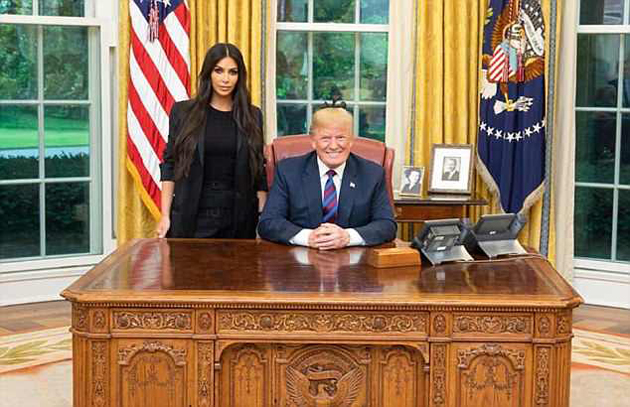 Por pedido de Kim Kardashian, Trump indulta a una mujer condenada a cadena perpetua