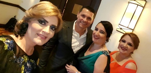 Lilian Caballero, Pablo Barahona, Mayra Guzman e Indira Toro