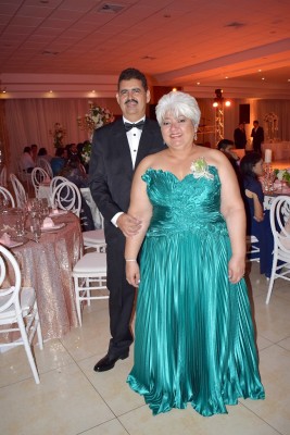 Los padres de la novia, Alirio Núñez e Irina Vargas