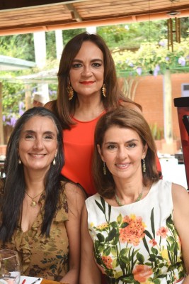 María Elena Sikaffy de López, Ivonne Icaza y Suyapa Monterroso