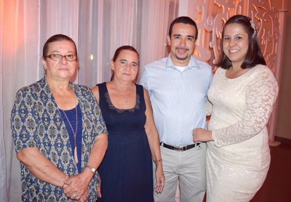 Silvia Paz, Irma Arguijo, Gerson Rodríguez y Cinthya Gutiérrez