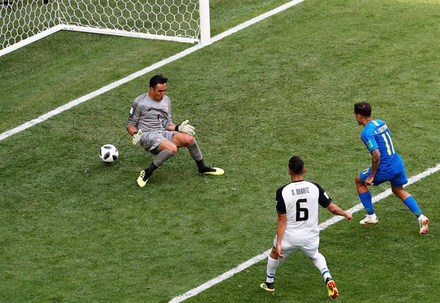 En un final agónico, Brasil marca dos goles en el descuento y elimina a Costa Rica