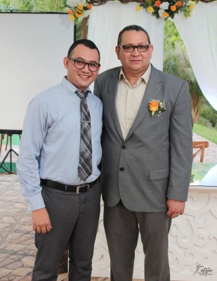 Edwin Maldonado y su padre, Alfredo Maldonado