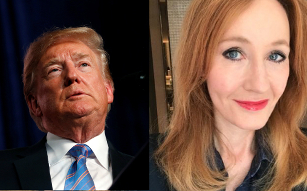 La escritora de Harry Potter, J.K Rowling se burla públicamente del presidente Trump