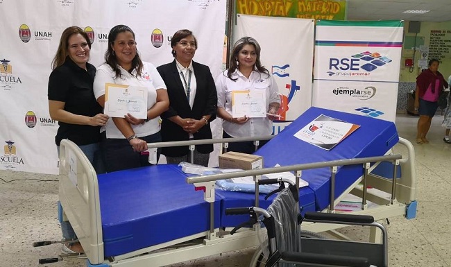 Grupo Jaremar y CEPUDO entregan donativo por más de 2 millones de lempiras al Hospital Escuela