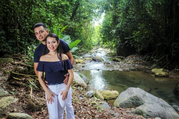 Jhoseline Perdomo y Cristian Amaya