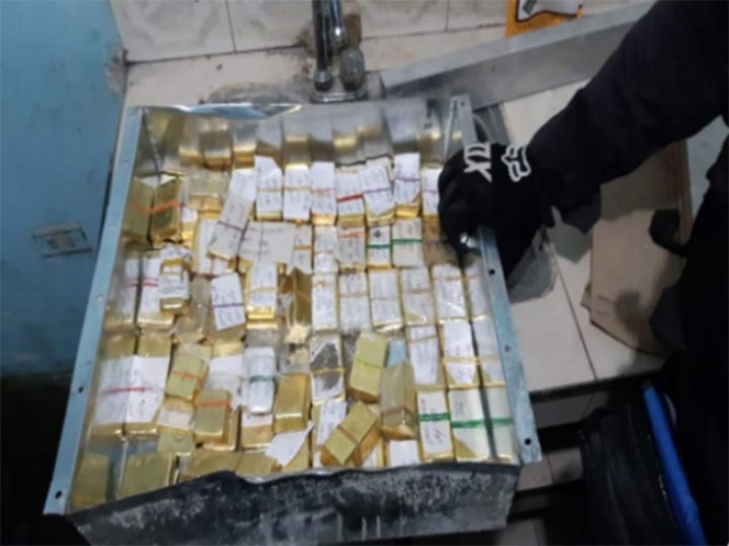 Decomisan ‘botín’ valorado en más de 2 millones de dólares en lingotes de oro