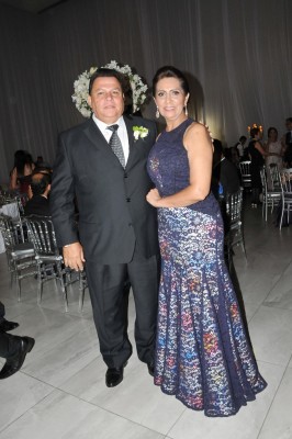 Los padrinos de boda, Ana Rajo de Moreno y Gilberto Moreno