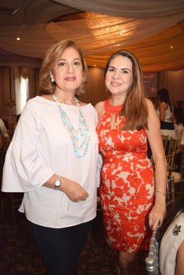 Samia Jarufe y Denia Flores Gómez