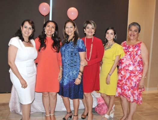 Sandra Alvarado, Mavis Aragón, Sonia Paz, Karen Handal, Michelle Montoya de Hernández y Odalma Hernández