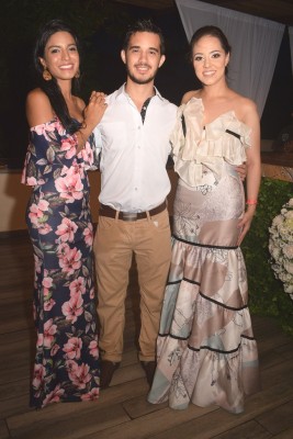 Arianna Gennet, Josué Munguía y Luisa Franco