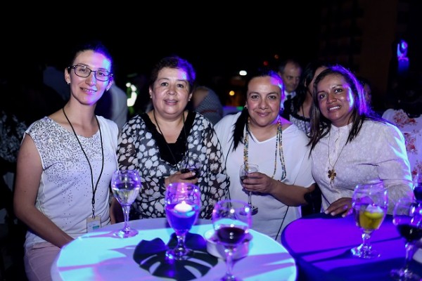 Diana Pedraza, Flor Gómez, Zandra Crosso y Elaine Sierra.