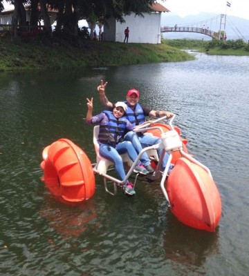 En su recorrido, Jorge y Ricxy compartieron momentos inolvidables en Finca Las Glorias