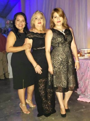 Karen Cruz, Delmy Aguilar y Arely Peña