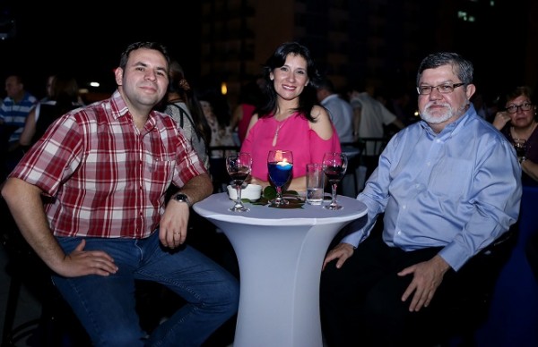 Luis Moreno, Patricia Paredes y Marcelo Martínez